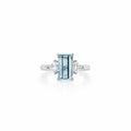 Natural Blue Topaz Three-Stone Adjustable Ring – 925 Sterling Silver