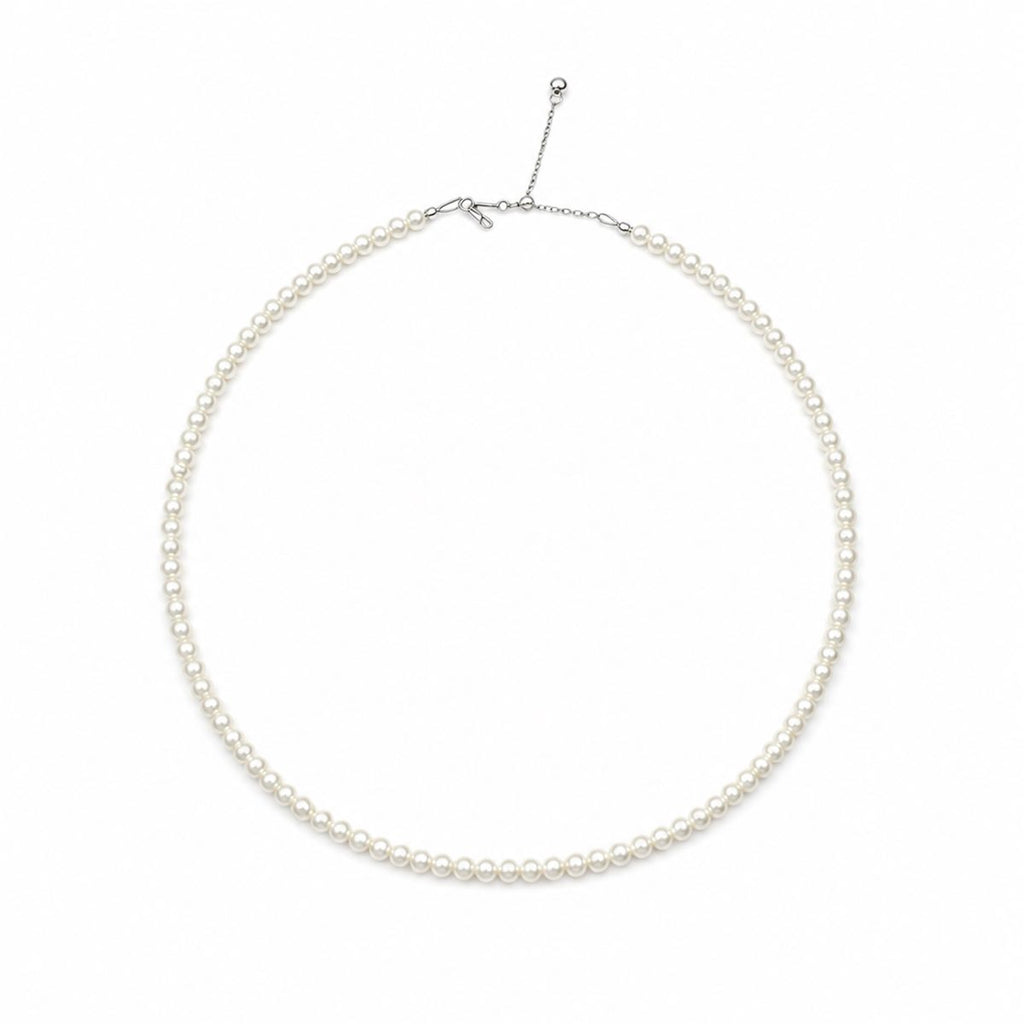 Natural Freshwater Pearl Strand Necklace – Petite White Pearls