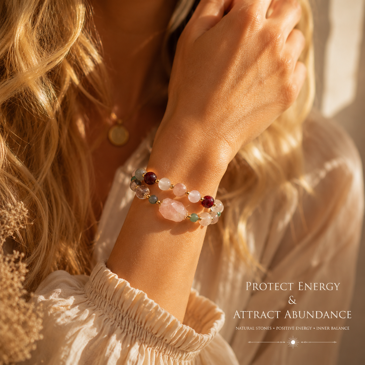Warm‑Tone Multicolor Mixed Gemstone Stretch Bracelet | OraGem Studio