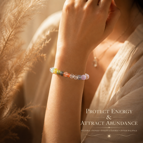 Colorful Mixed Gemstone Beaded Bracelet | Made to Order